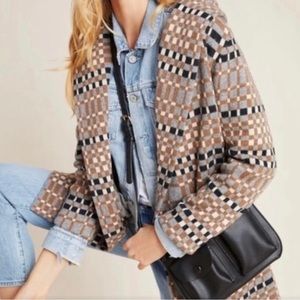 Anthropologie M Like New Field Flower Sweater Jacket